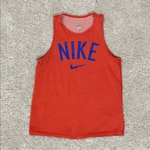 Nike Sleeveless Top with Blue Logo